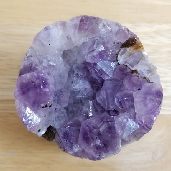 1146 Rare Collectible Real Amethyst Cylindrical Cu - Picture 3 of 13